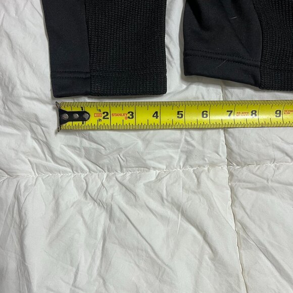 Spyder Mens Quarter Zip Black Size Medium Athletic Sweater-Perfect for fall - Picture 9 of 10